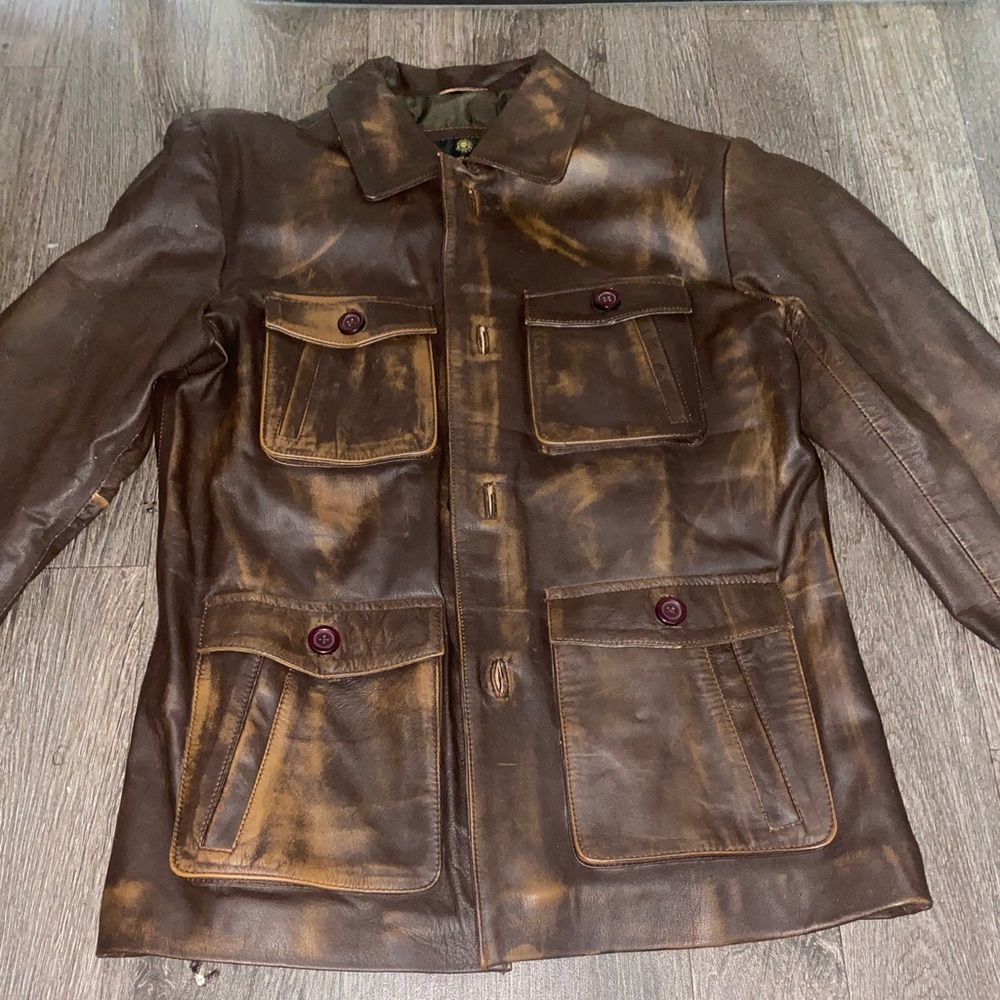 Leather jacket